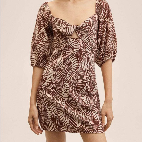 Brand new MNG Palm Dress M - Picture 1 of 2